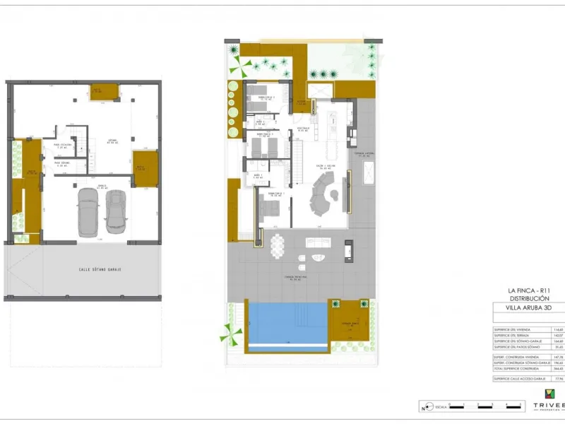 NEW BUILD LUXURY FIRST LINE VILLA IN ALGORFA GOLF COURSE