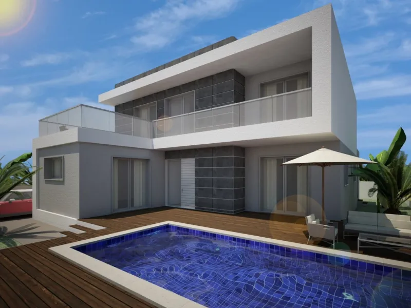 VILLAS MODERNAS DE OBRA NUEVA EN BENIJOFAR