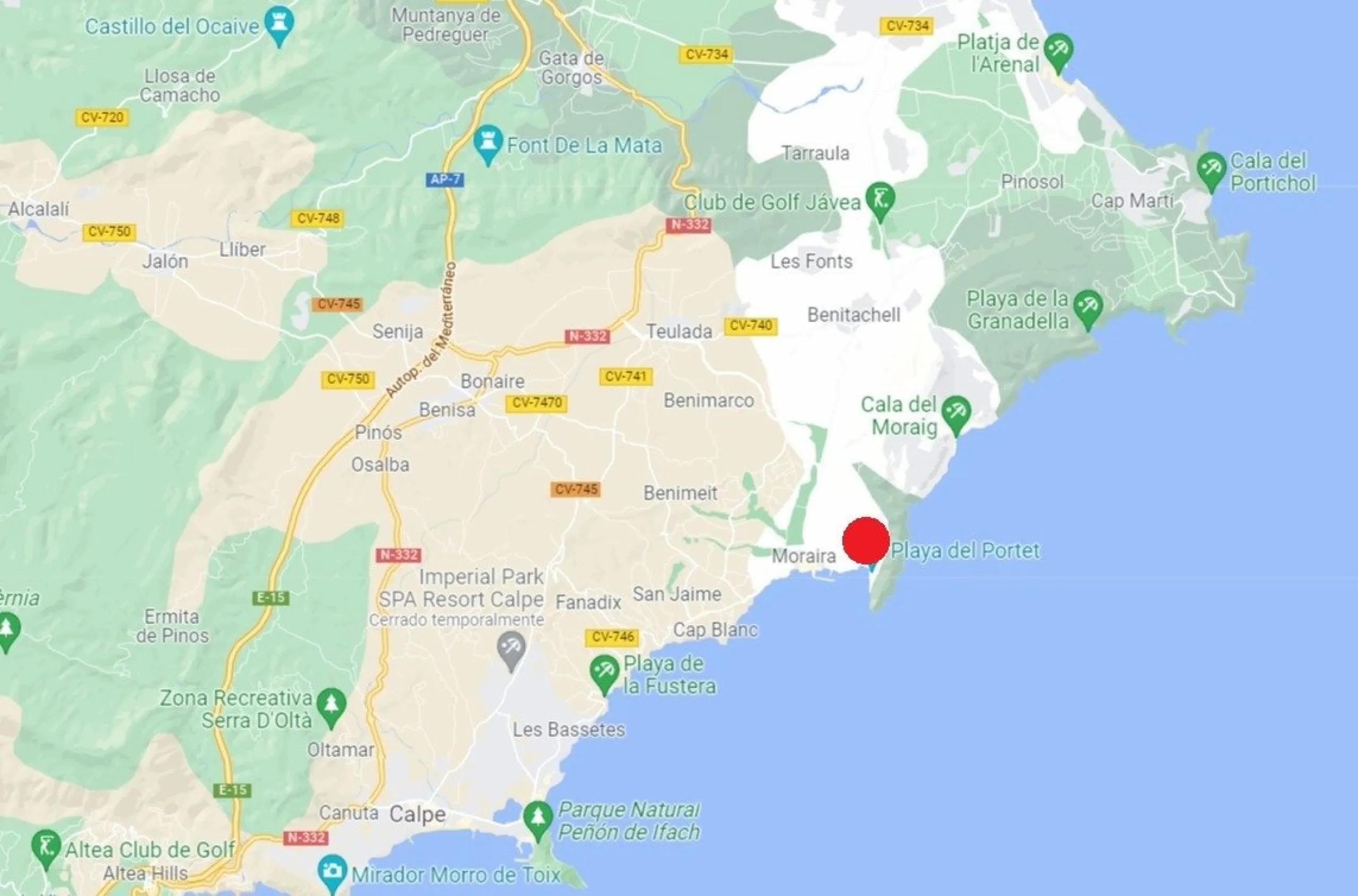 Villas pareadas exclusivas en El Portet de Moraira