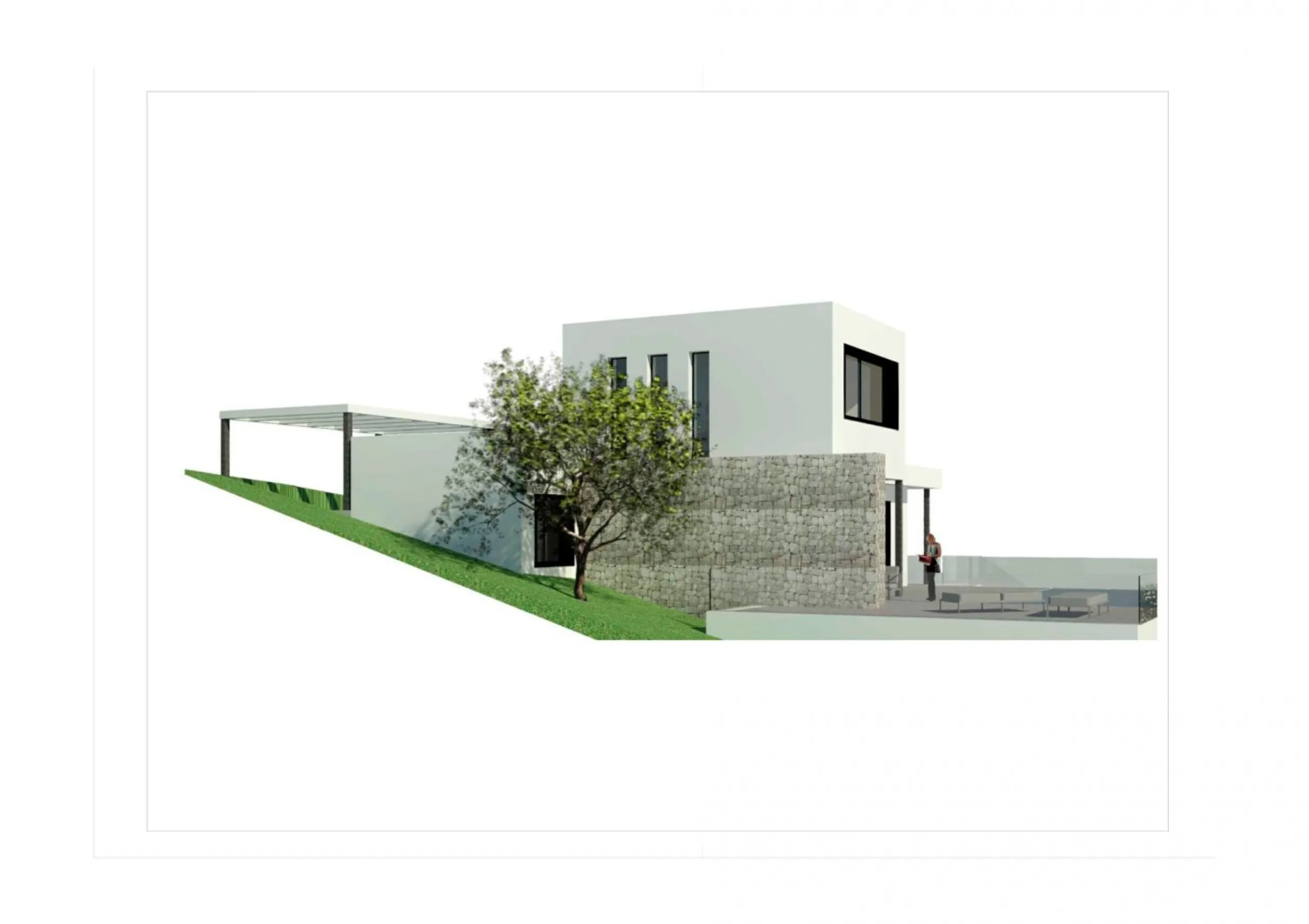 Villa con piscina y vistas al mar en Pedreguer