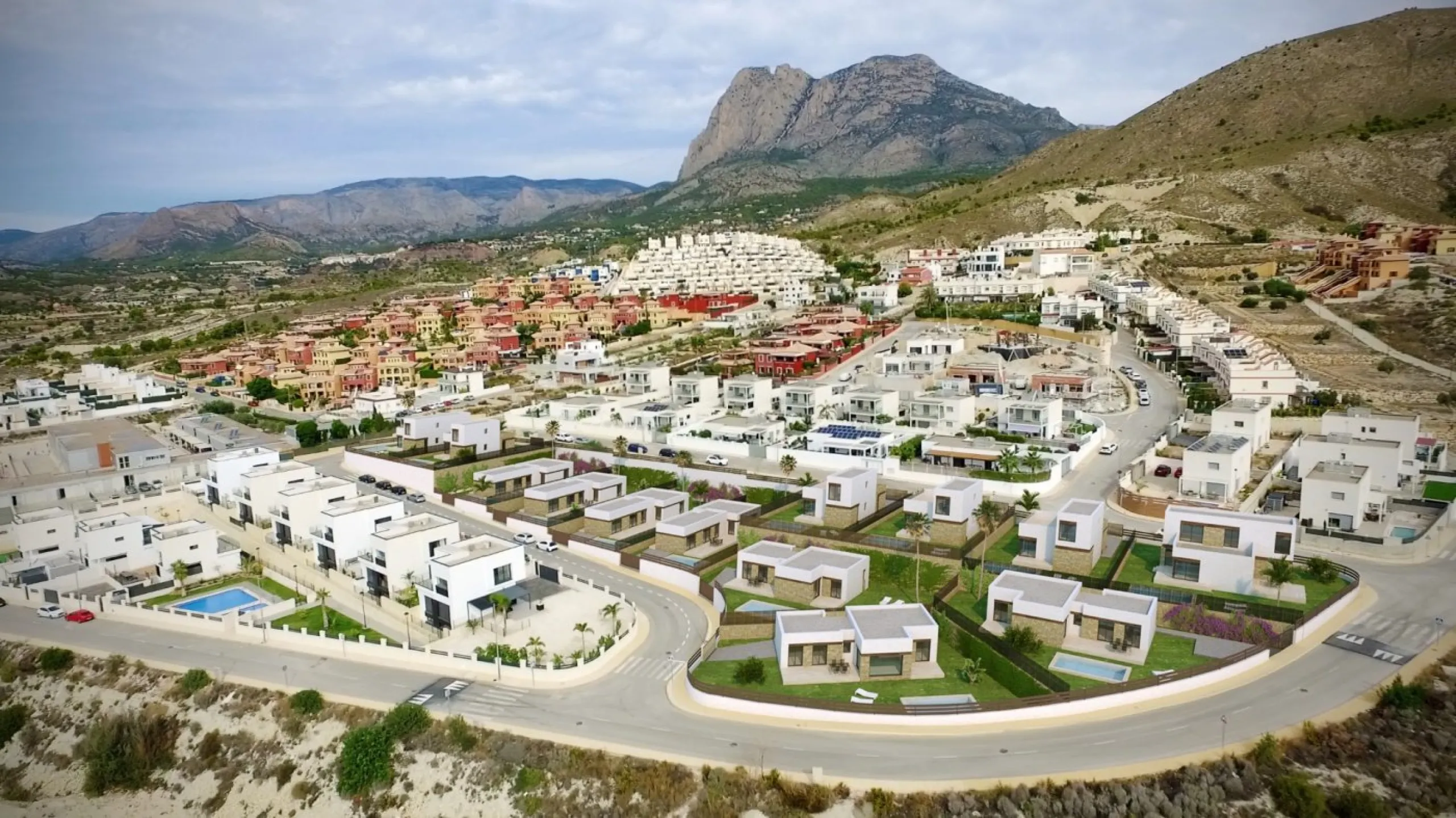 Villas con piscina privada en Balcón de Finestrat, Benidorm