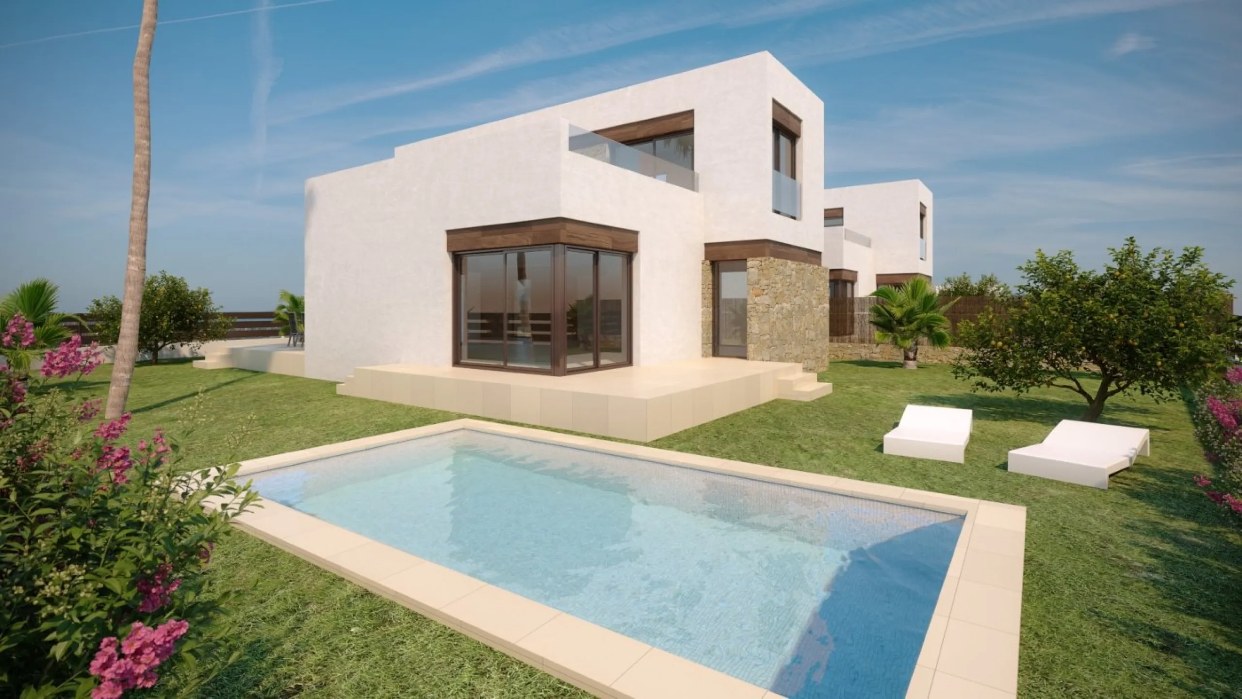 Villas con piscina privada en Balcón de Finestrat, Benidorm