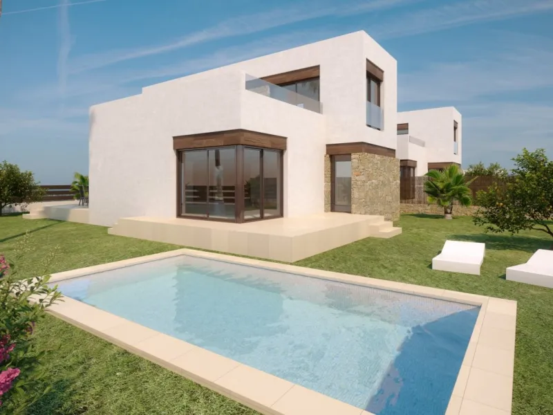 Villas con piscina privada en Balcón de Finestrat, Benidorm