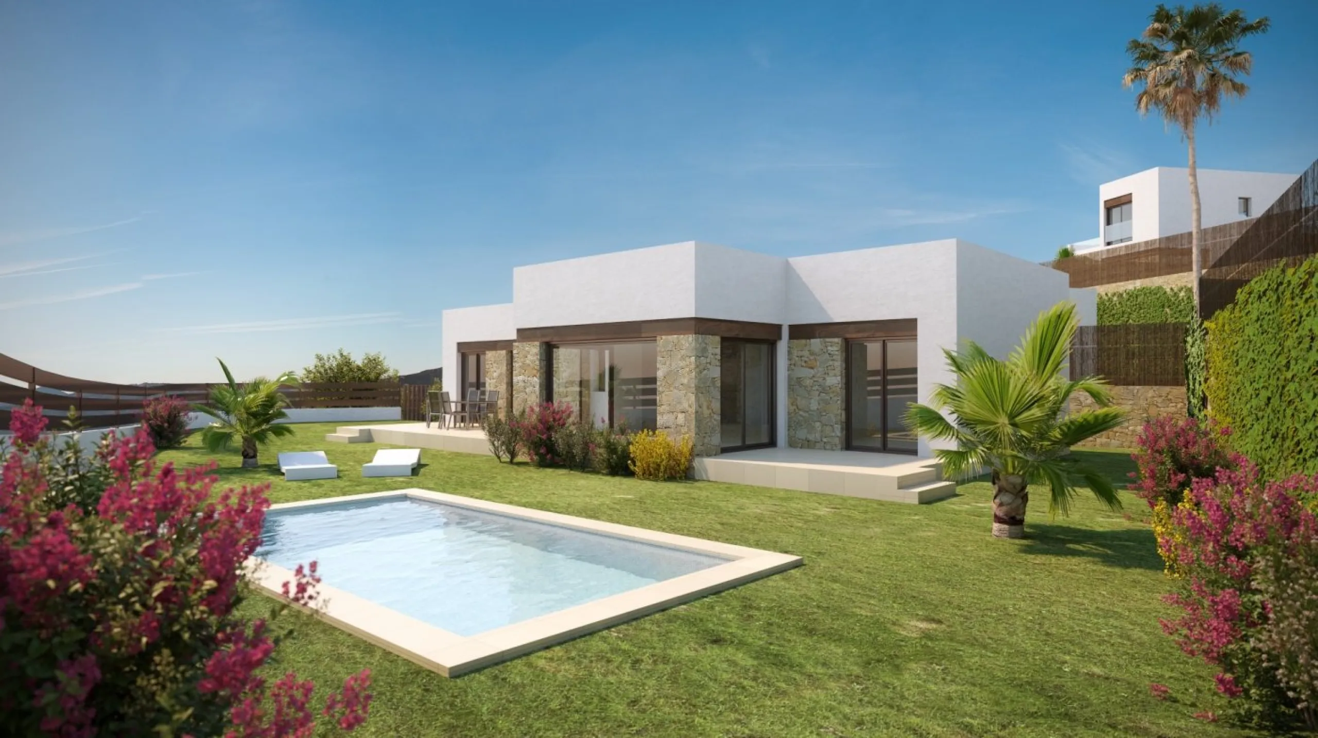 Villas con piscina privada en Balcón de Finestrat, Benidorm