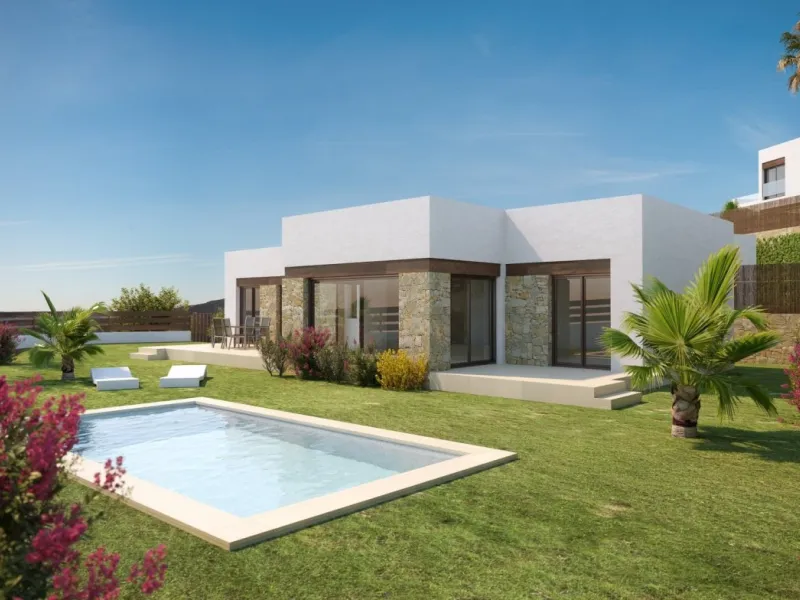 Villas con piscina privada en Balcón de Finestrat, Benidorm