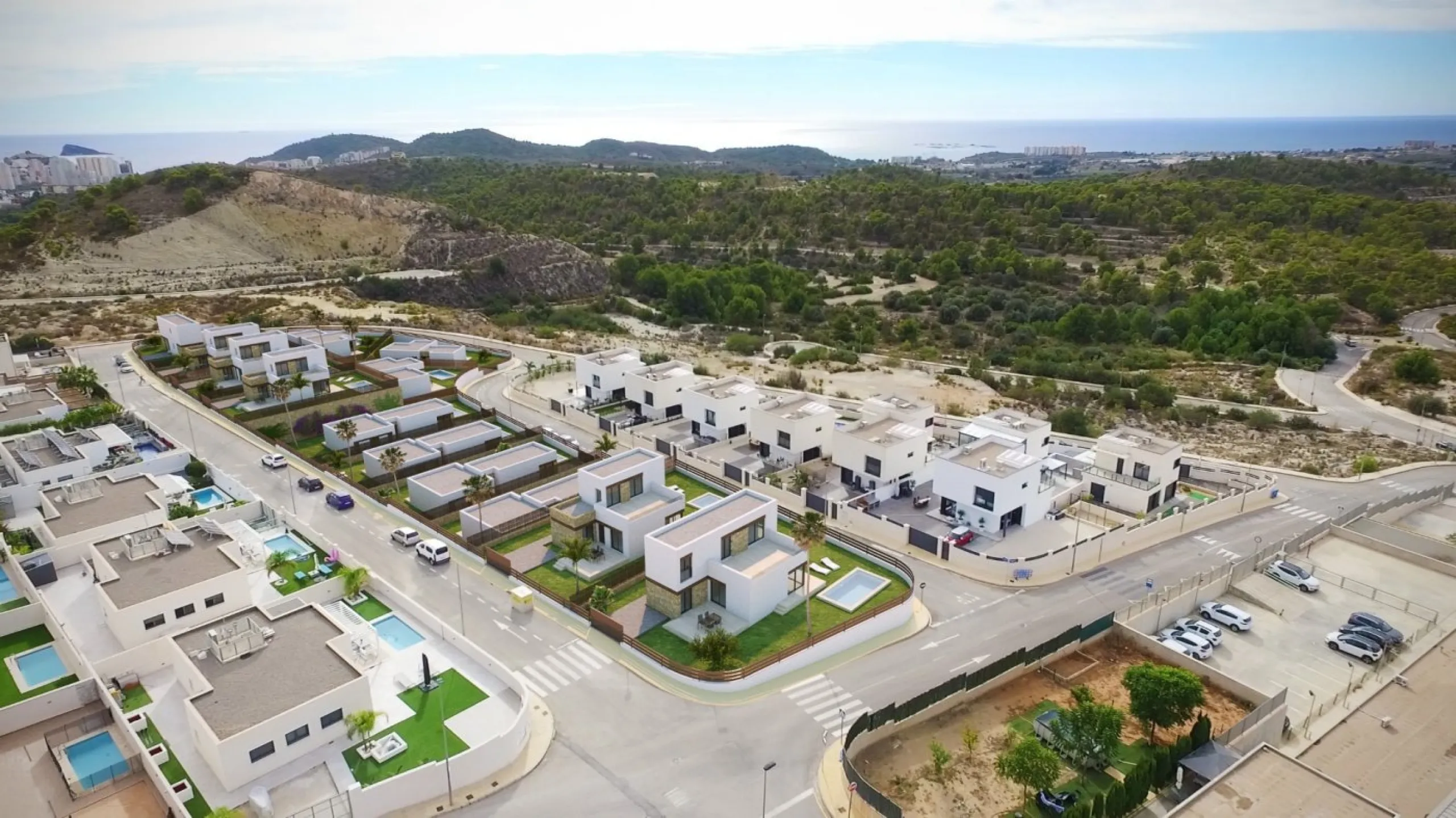 Villas con piscina privada en Balcón de Finestrat, Benidorm
