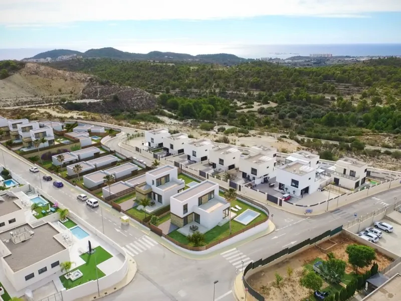 Villas con piscina privada en Balcón de Finestrat, Benidorm