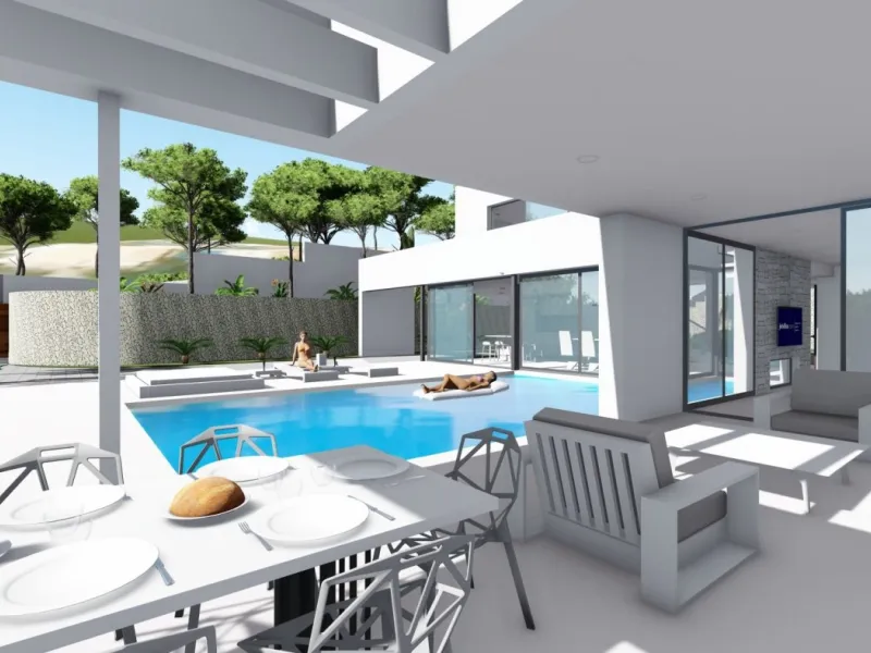 Villa de diseño en Maryvilla con vistas al mar