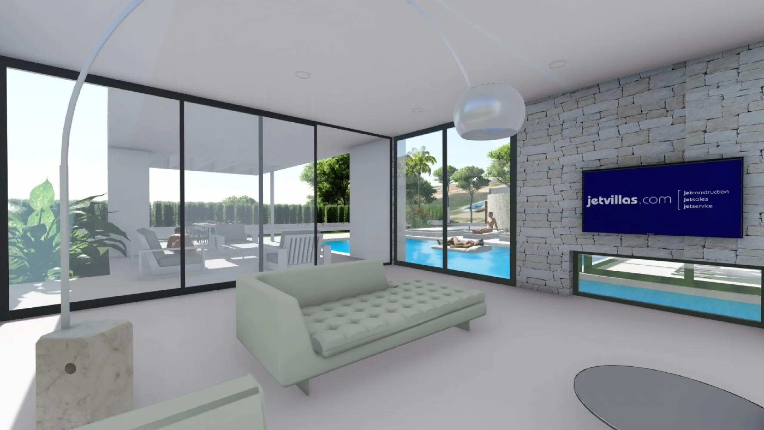 Villa de diseño en Maryvilla con vistas al mar