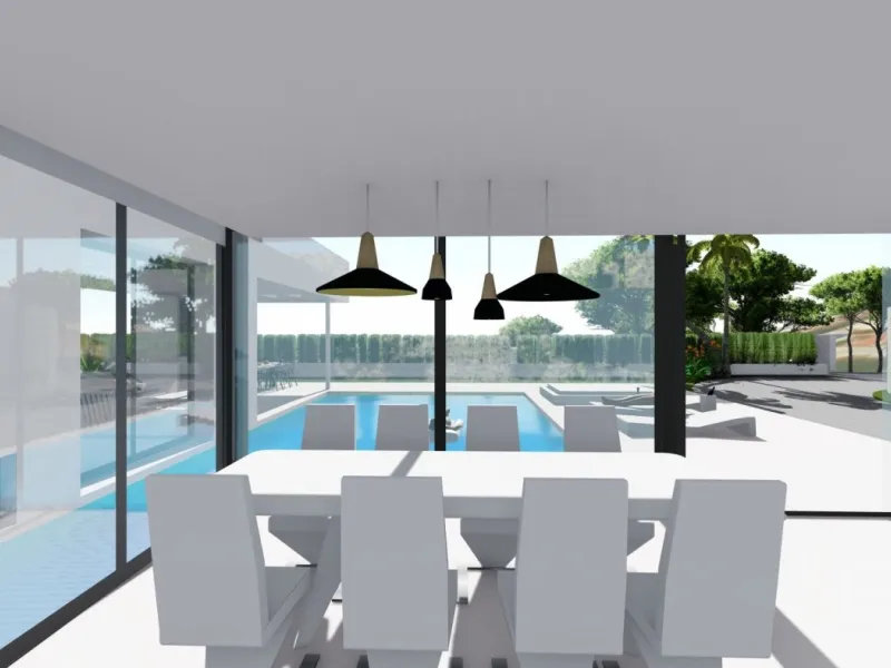 Villa de diseño en Maryvilla con vistas al mar