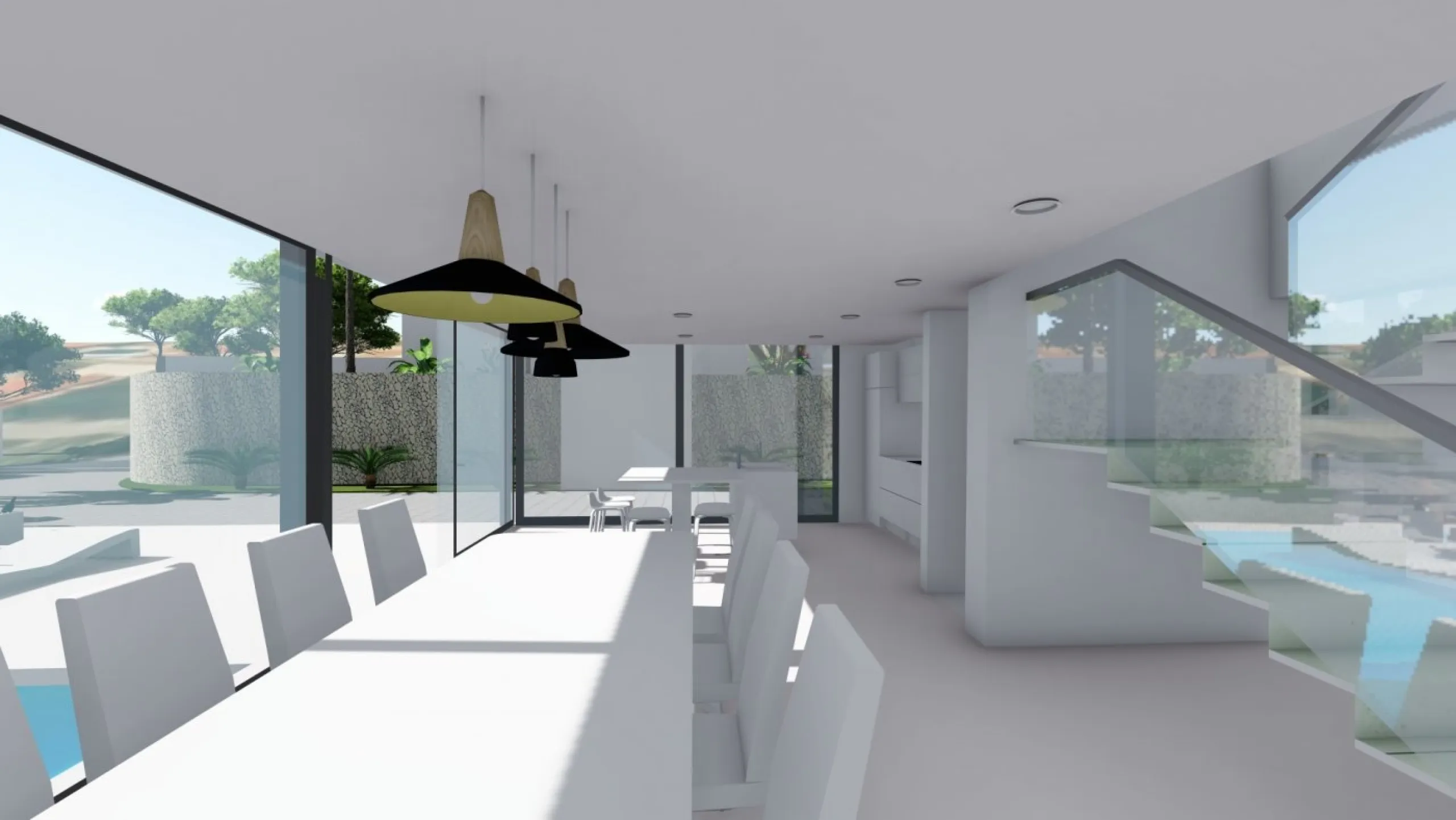 Villa de diseño en Maryvilla con vistas al mar