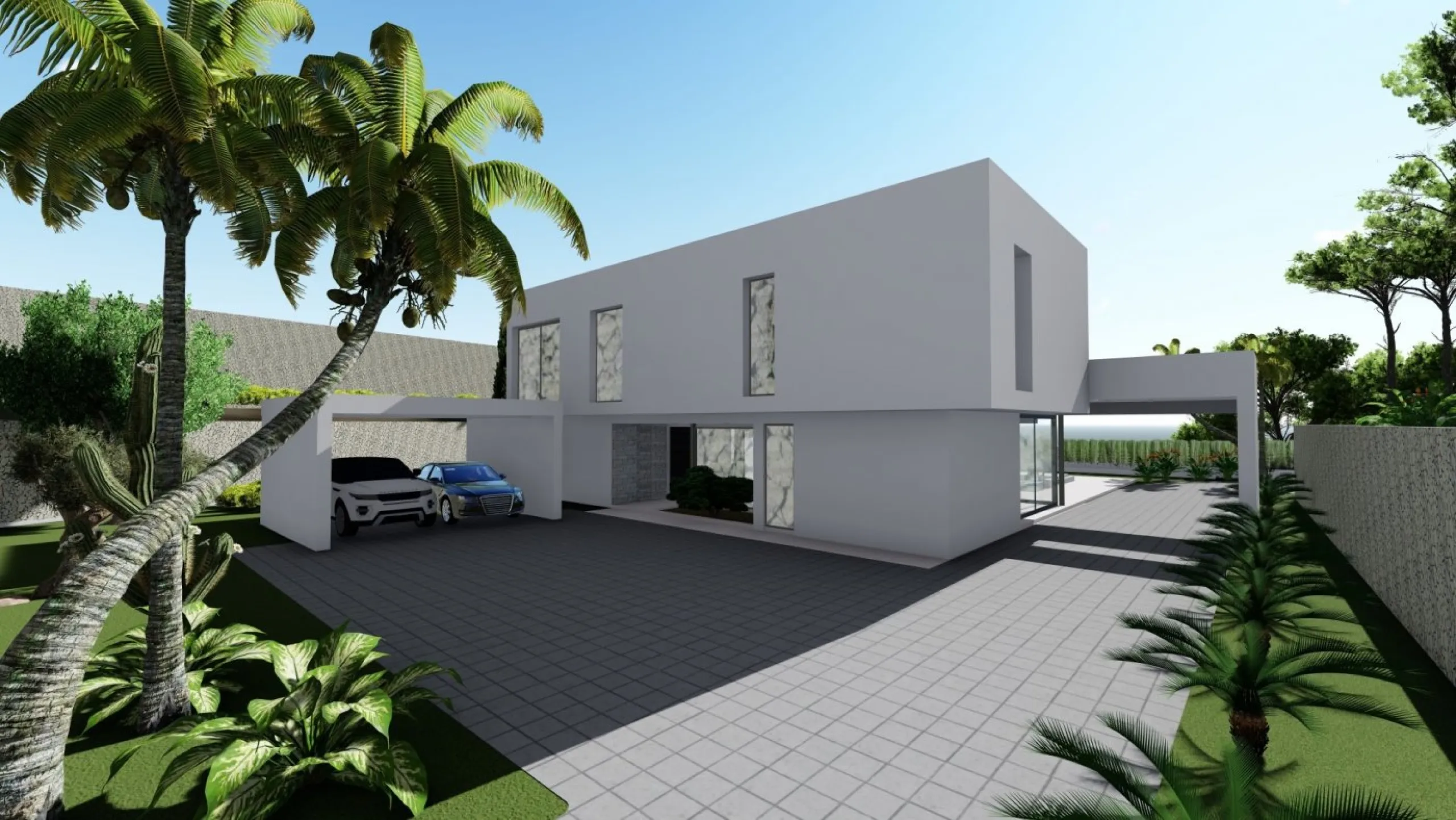 Villa de diseño en Maryvilla con vistas al mar