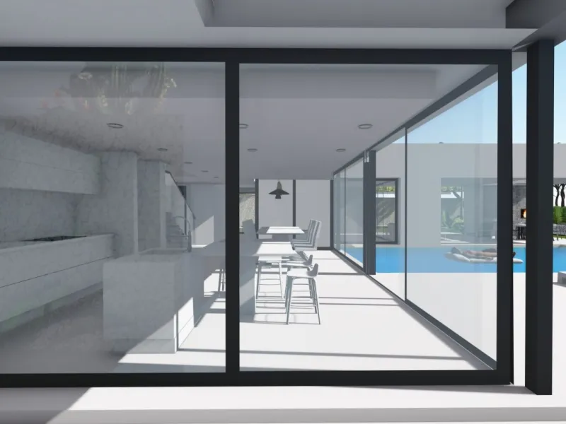 Villa de diseño en Maryvilla con vistas al mar