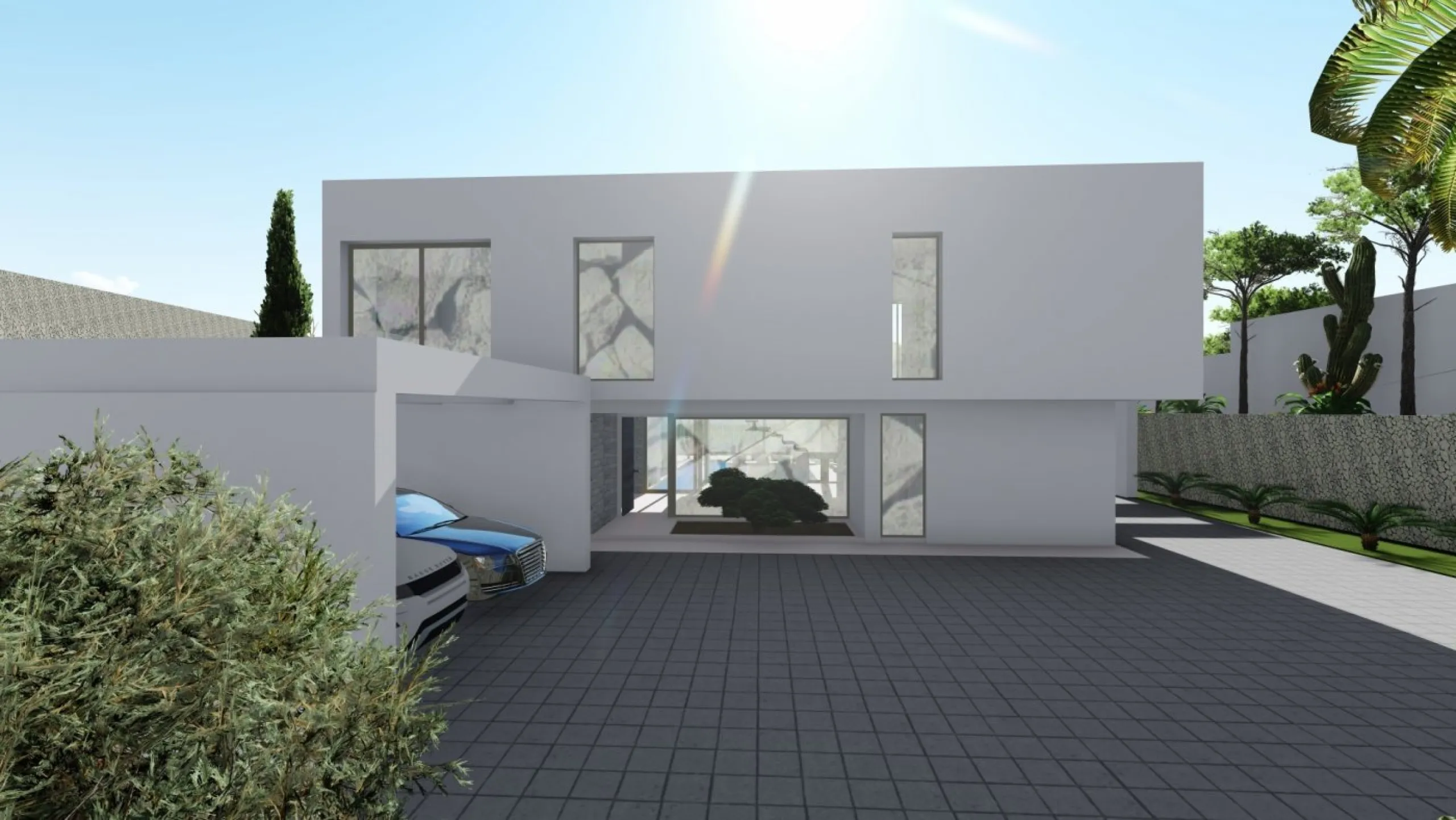 Villa de diseño en Maryvilla con vistas al mar