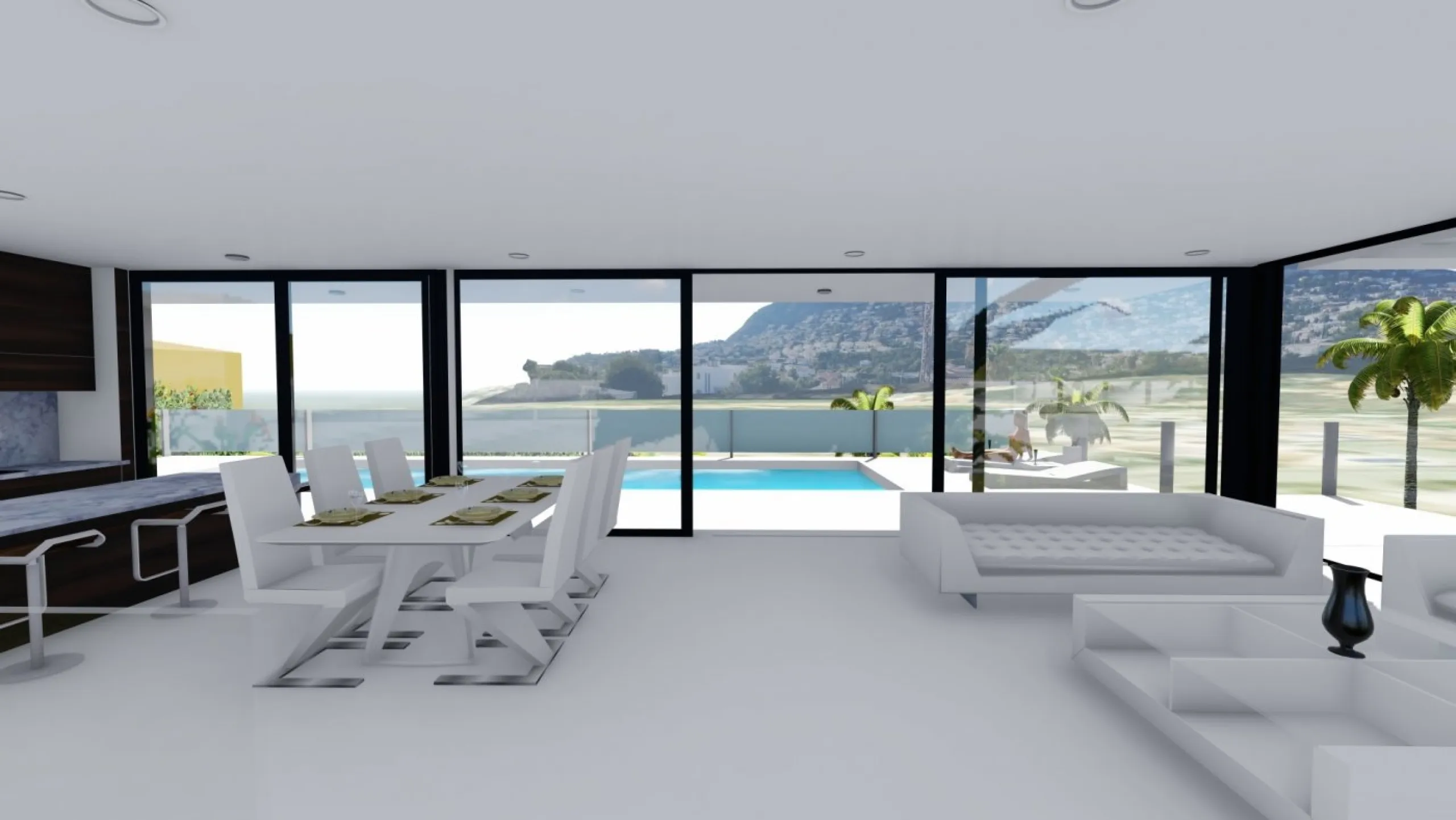 Villa de diseño minimalista en zona Canuta Alta de Calpe