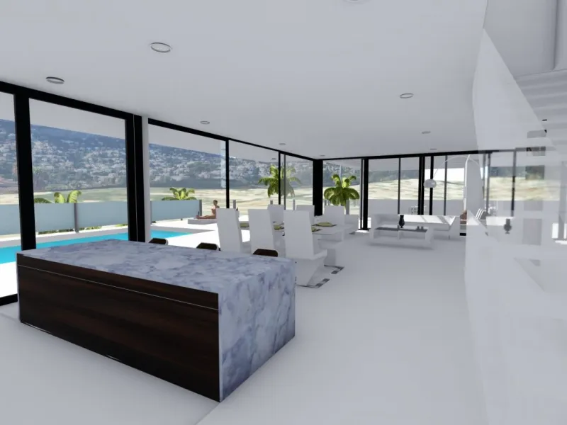 Villa de diseño minimalista en zona Canuta Alta de Calpe