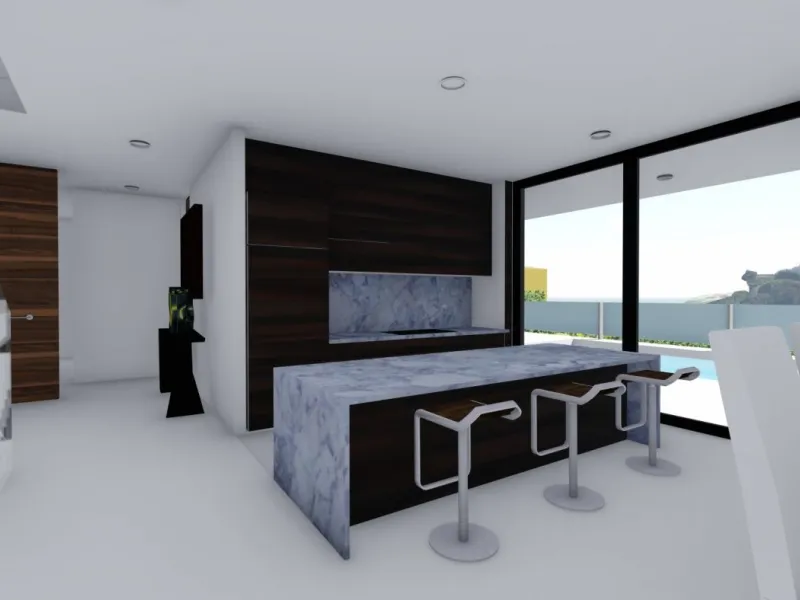 Villa de diseño minimalista en zona Canuta Alta de Calpe