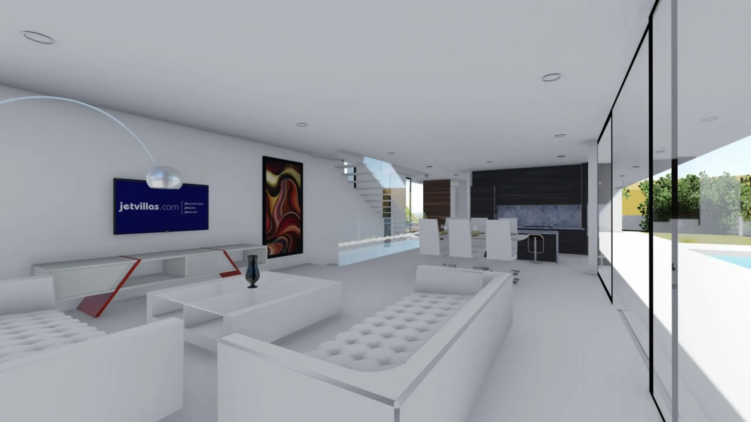 Villa de diseño minimalista en zona Canuta Alta de Calpe
