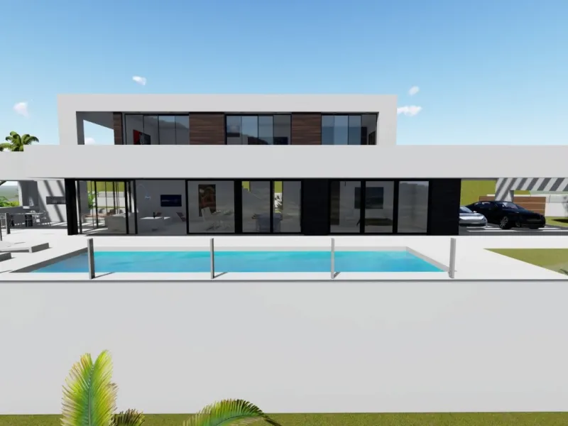 Villa de diseño minimalista en zona Canuta Alta de Calpe