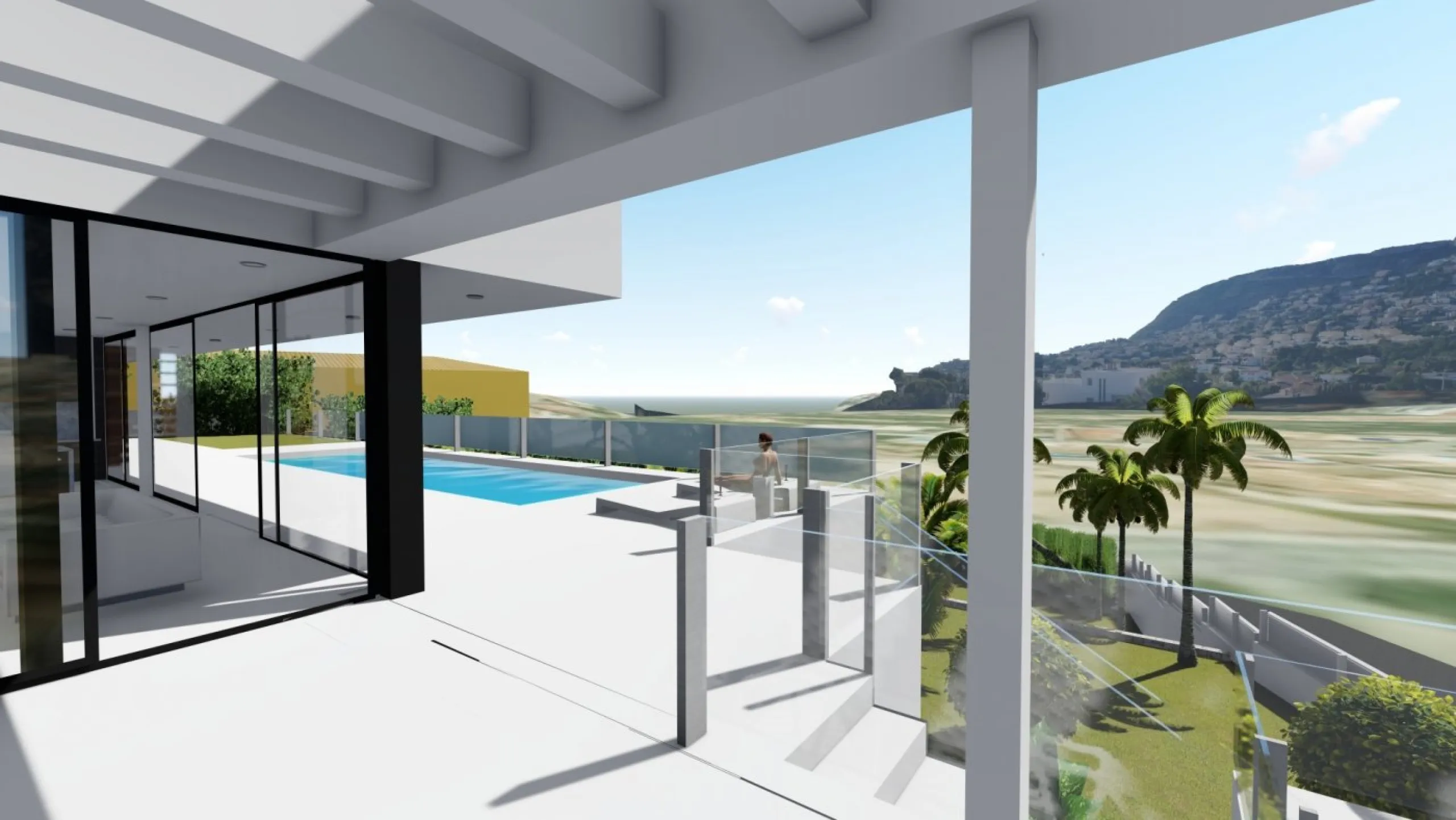 Villa de diseño minimalista en zona Canuta Alta de Calpe