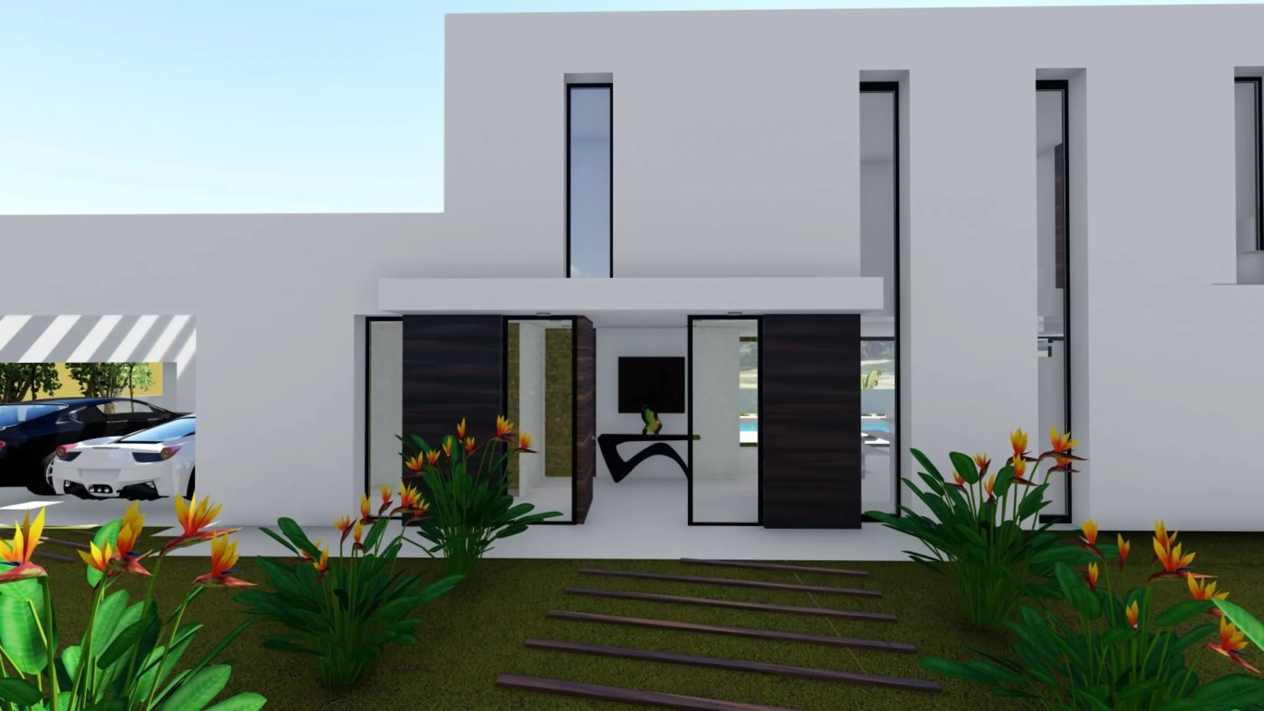 Villa de diseño minimalista en zona Canuta Alta de Calpe