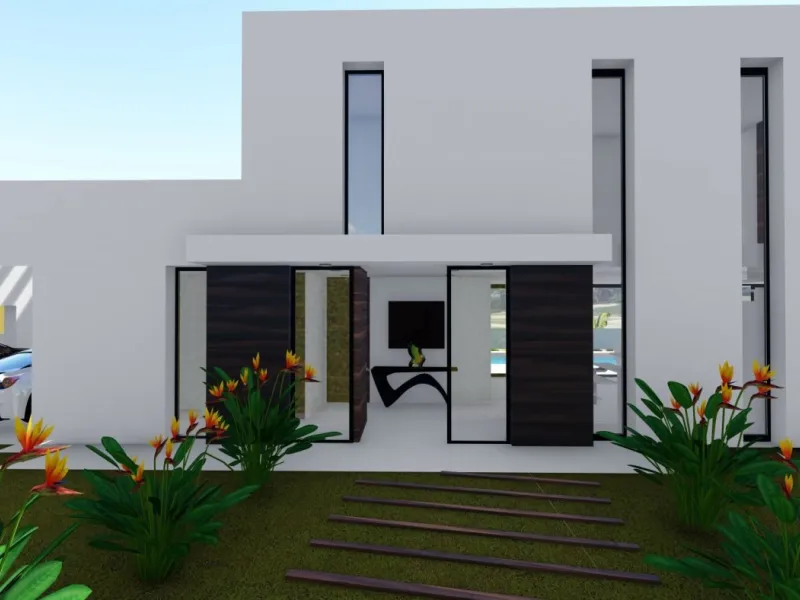 Villa de diseño minimalista en zona Canuta Alta de Calpe