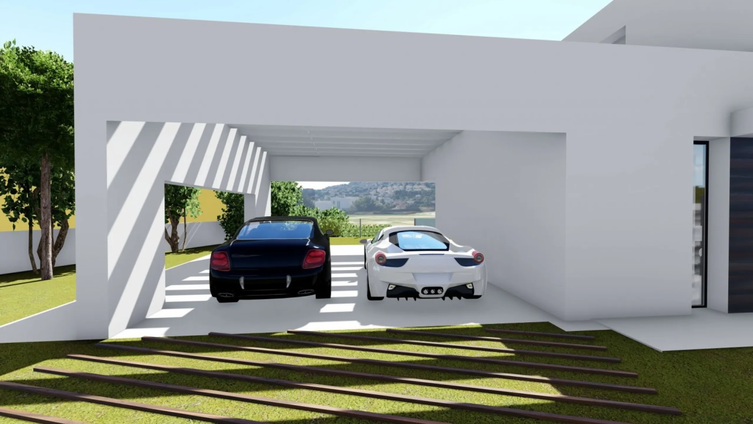 Villa de diseño minimalista en zona Canuta Alta de Calpe