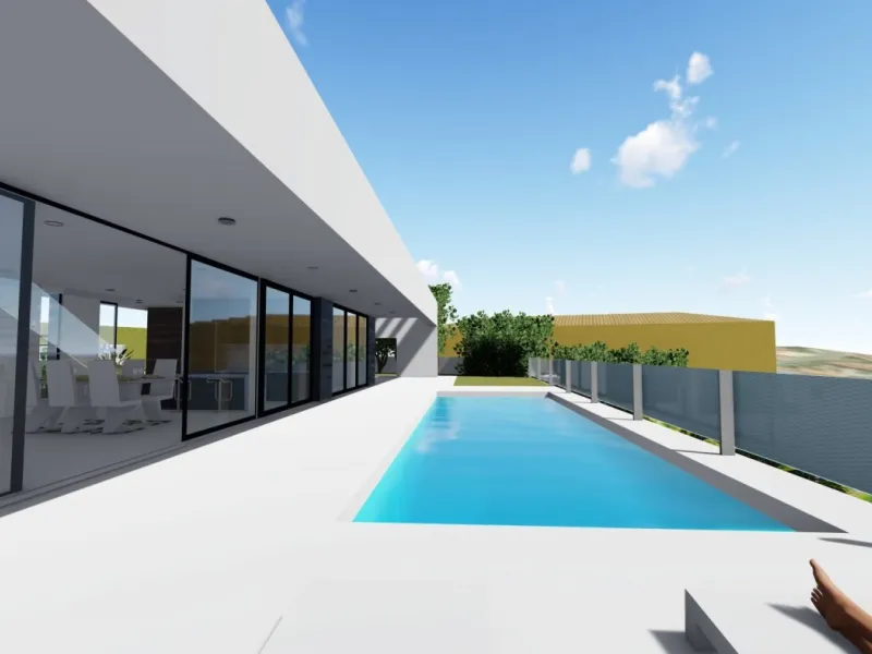 Villa de diseño minimalista en zona Canuta Alta de Calpe