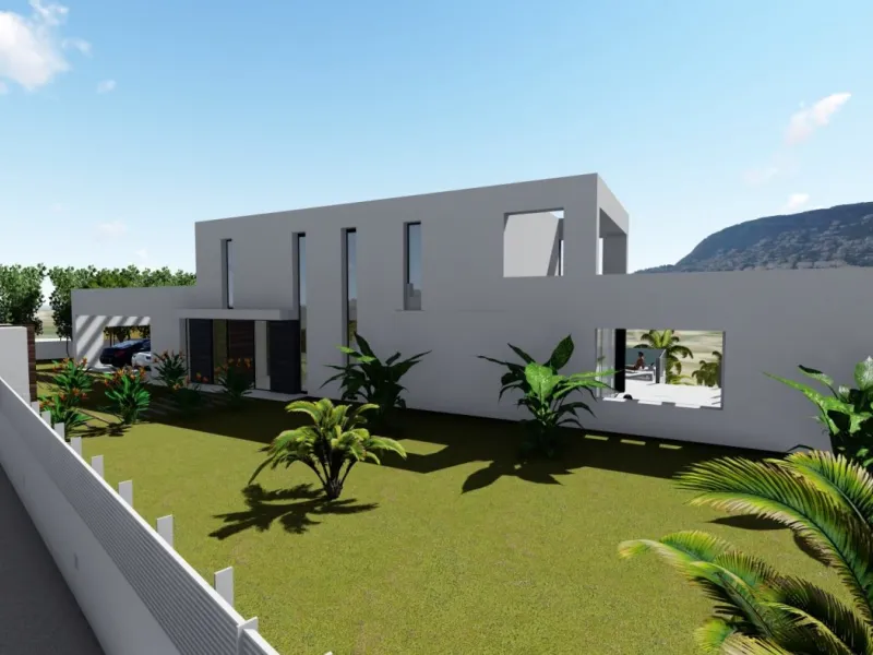 Villa de diseño minimalista en zona Canuta Alta de Calpe