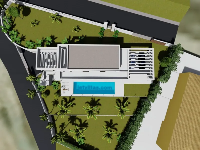 Villa de diseño minimalista en zona Canuta Alta de Calpe