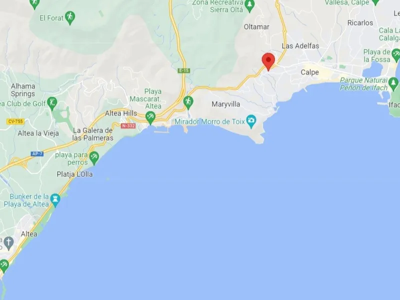 Villa de diseño minimalista en zona Canuta Alta de Calpe