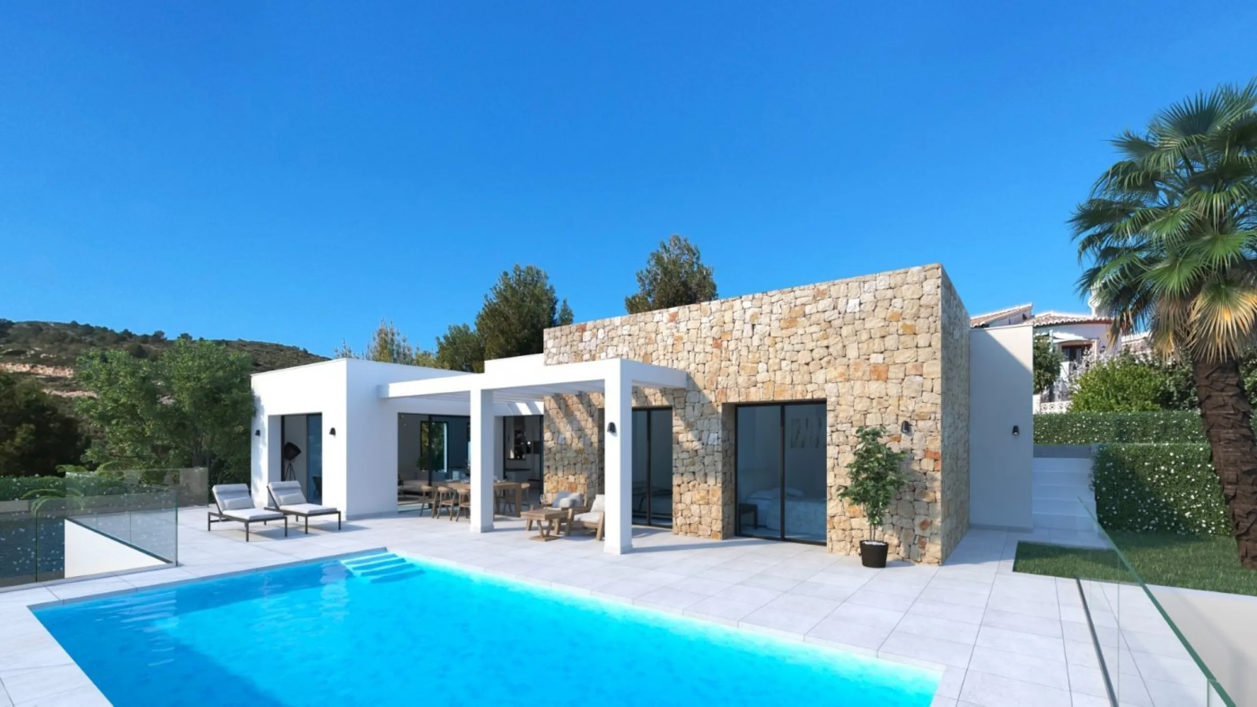 Villa de diseño en Urbanización Solana II a solo 10 km de Denia