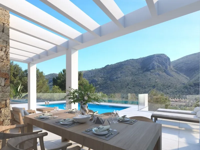 Villa de diseño en Urbanización Solana II a solo 10 km de Denia