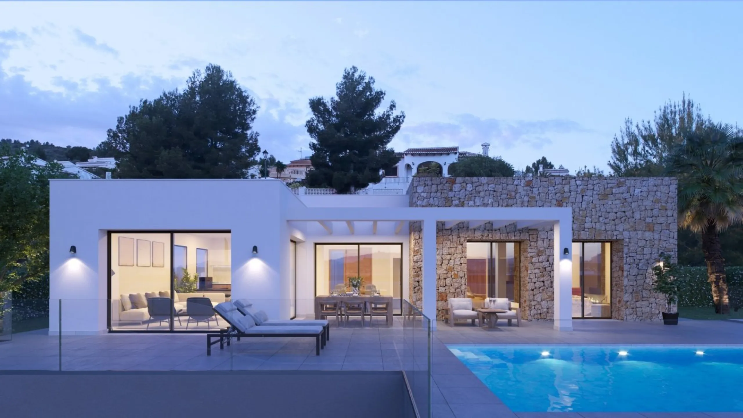 Villa de diseño en Urbanización Solana II a solo 10 km de Denia