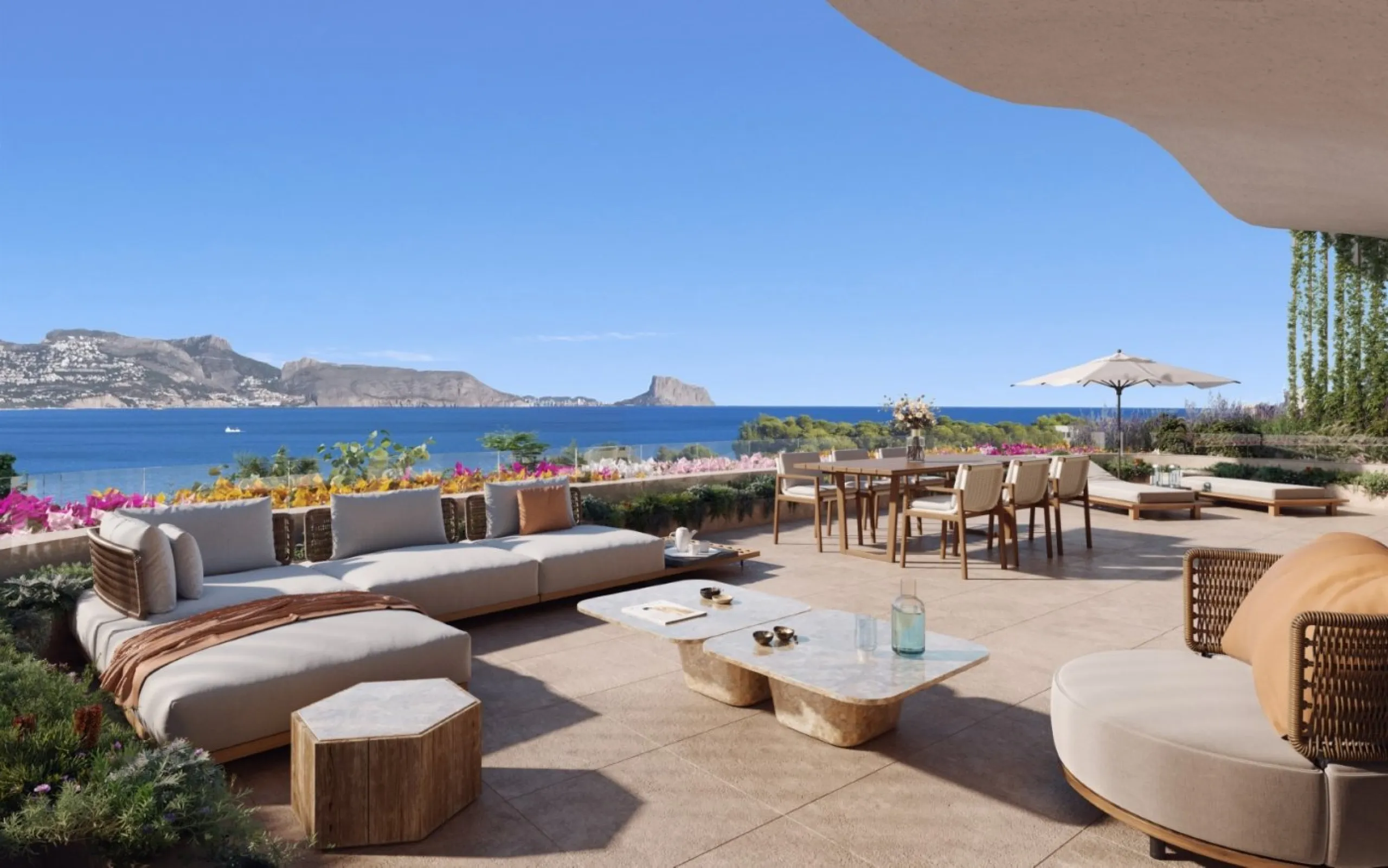 Exclusivos apartamentos de nueva construcción con 3 dormitorios en el Albir
