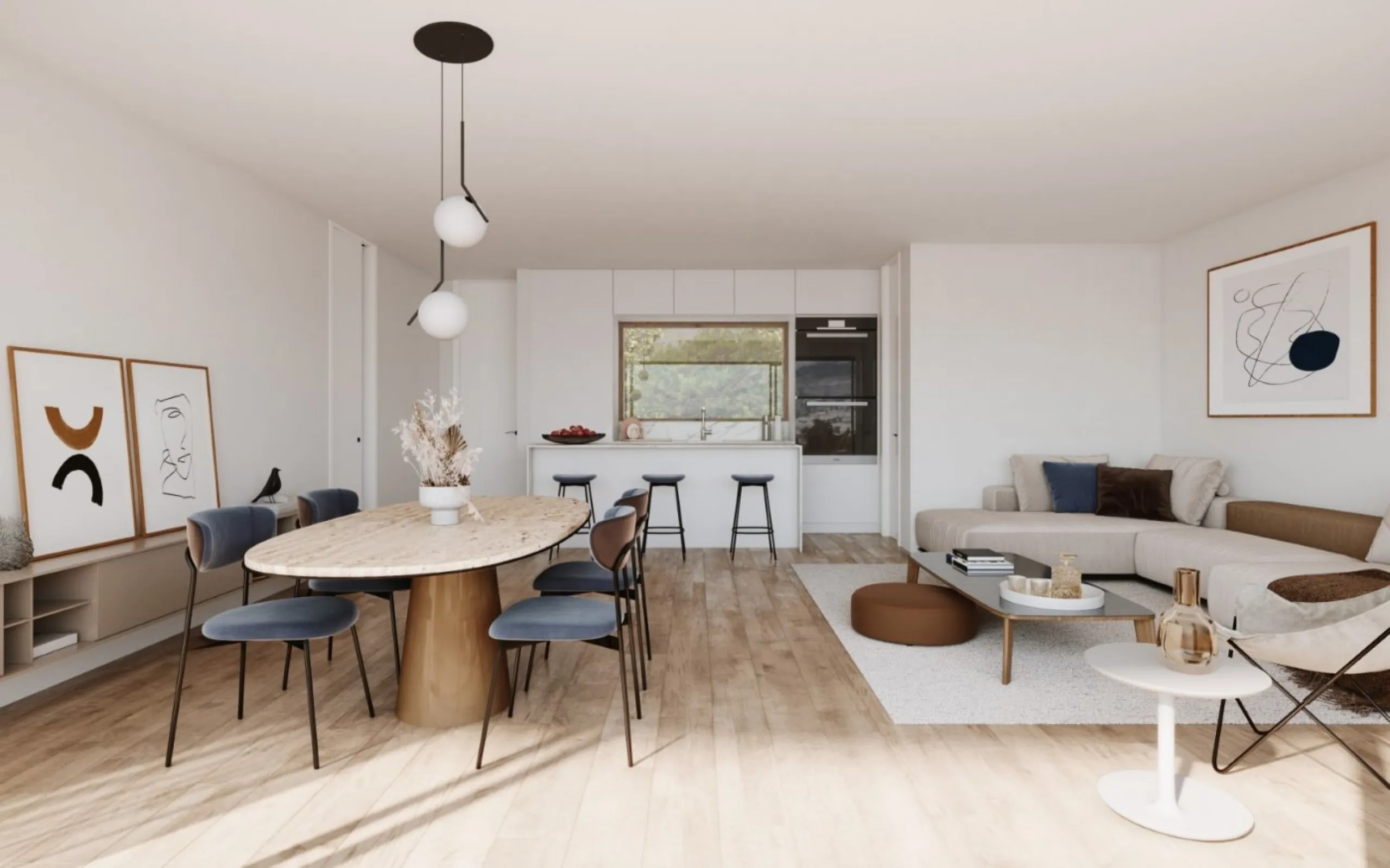 Exclusivos apartamentos de nueva construcción con 3 dormitorios en el Albir
