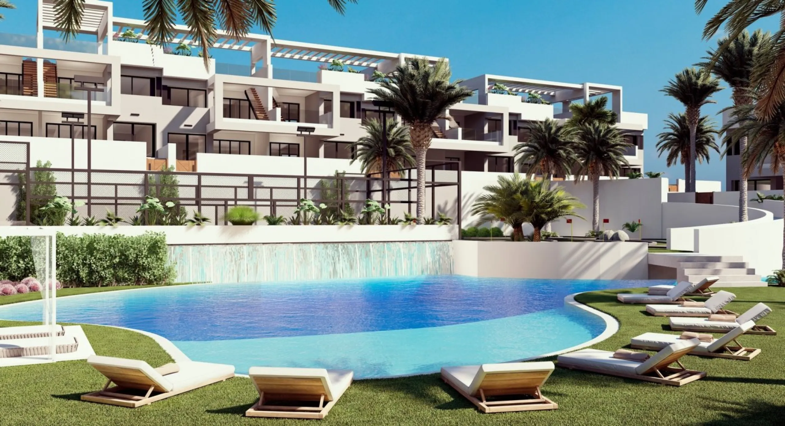 RESIDENCIAL DE OBRA NUEVA CONSTRUCCIÓN DE APARTAMENTOS BUNGALOW EN LOS BALCONES