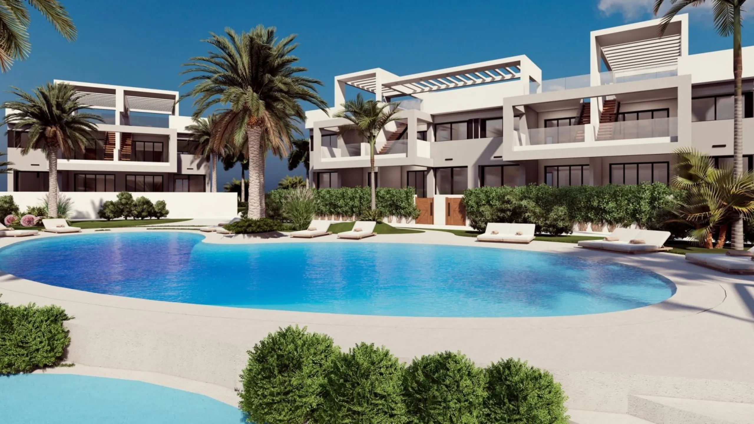 RESIDENCIAL DE OBRA NUEVA CONSTRUCCIÓN DE APARTAMENTOS BUNGALOW EN LOS BALCONES