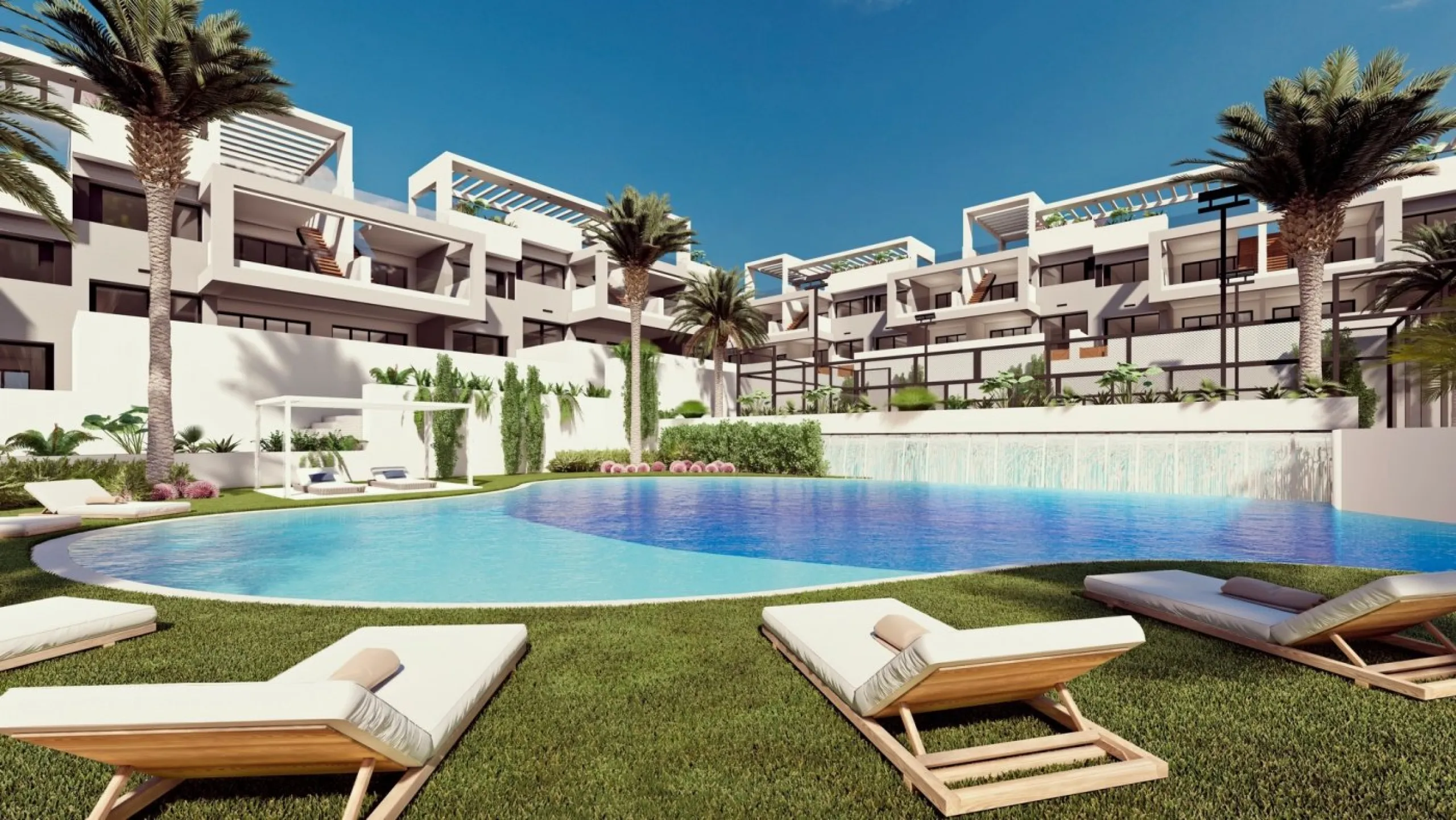RESIDENCIAL DE OBRA NUEVA CONSTRUCCIÓN DE APARTAMENTOS BUNGALOW EN LOS BALCONES