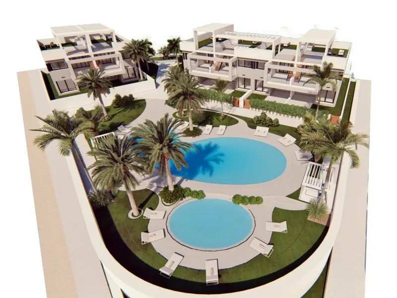 RESIDENCIAL DE OBRA NUEVA CONSTRUCCIÓN DE APARTAMENTOS BUNGALOW EN LOS BALCONES