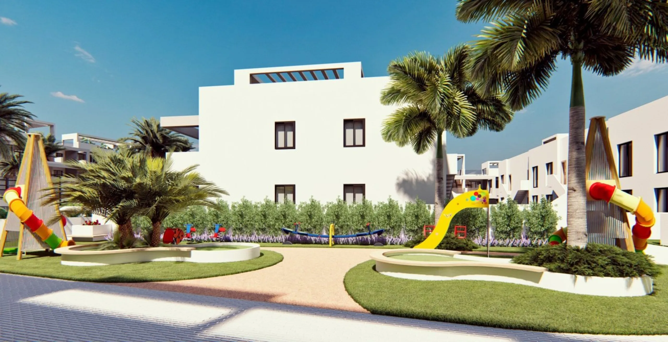 RESIDENCIAL DE OBRA NUEVA CONSTRUCCIÓN DE APARTAMENTOS BUNGALOW EN LOS BALCONES