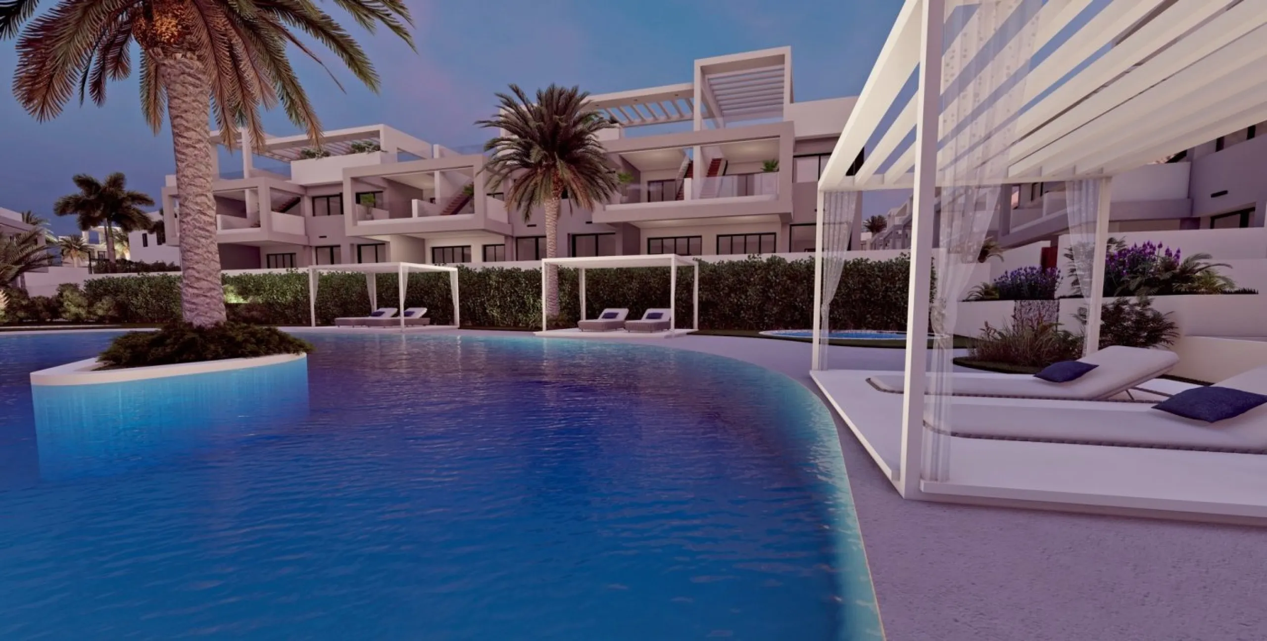 RESIDENCIAL DE OBRA NUEVA CONSTRUCCIÓN DE APARTAMENTOS BUNGALOW EN LOS BALCONES