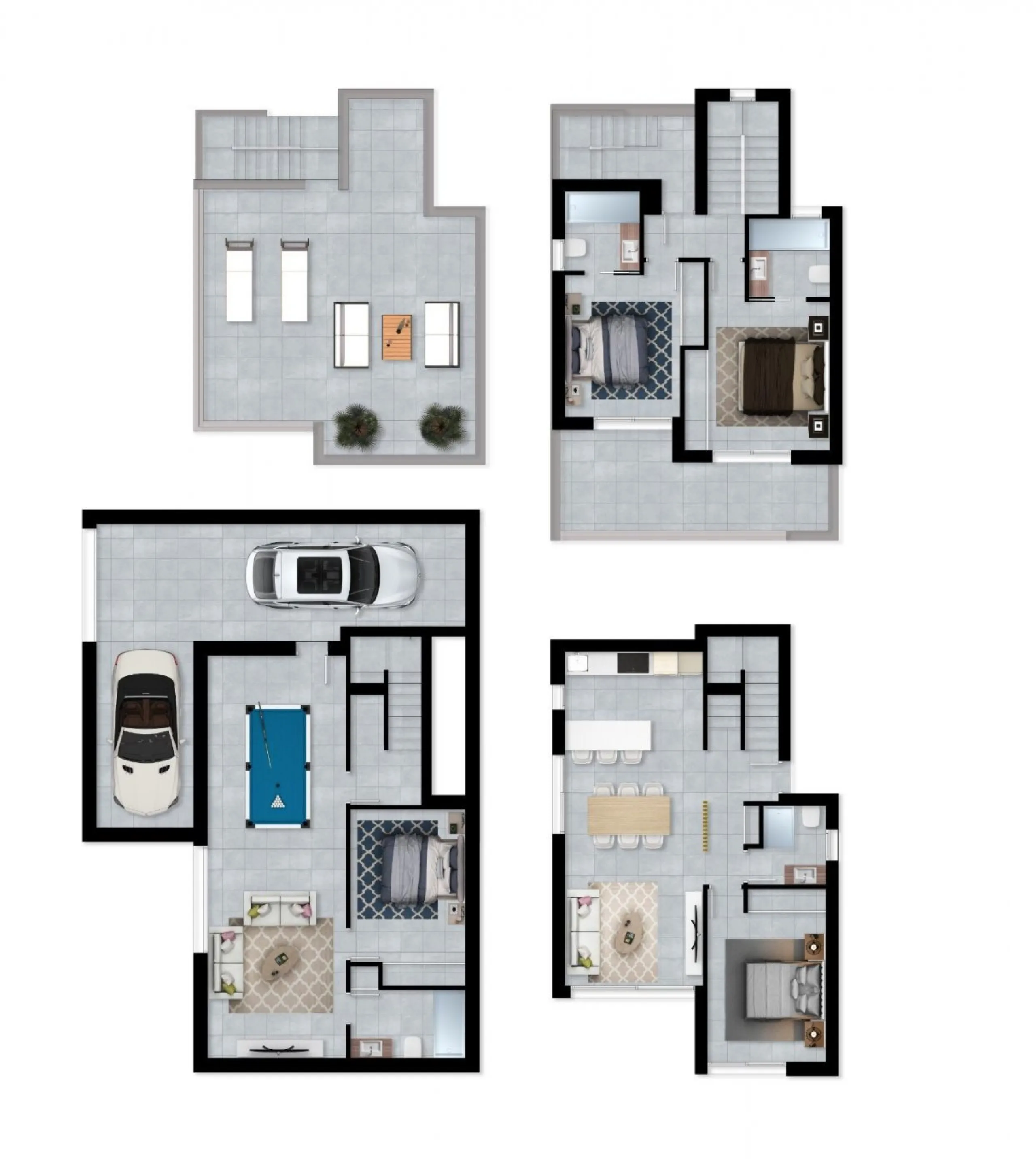 VILLAS DE OBRA NUEVA EN LA NUCIA