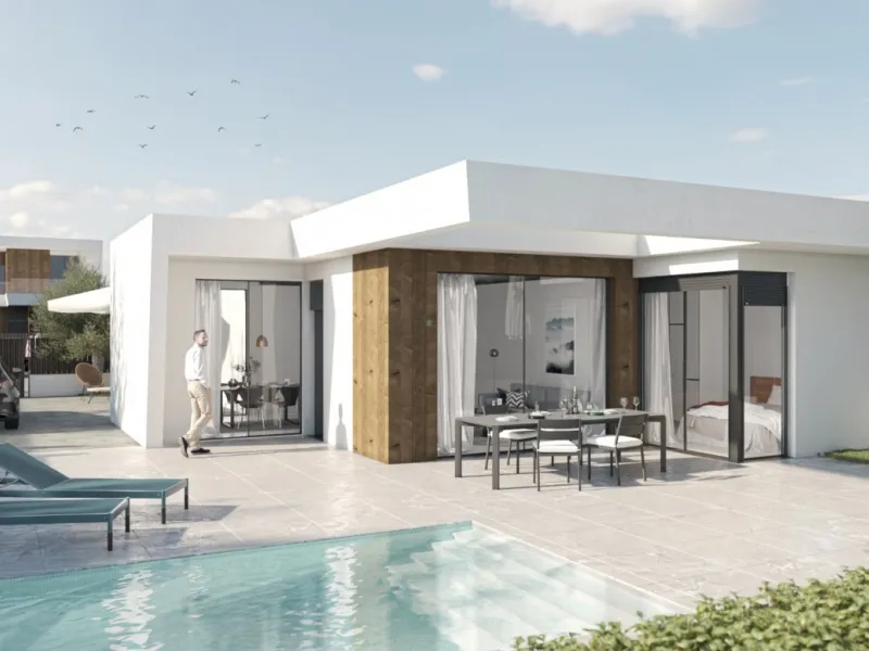 NEW BUILD ONE LEVEL VILLAS IN ALTOANA GOLF RESORT, MURCIA