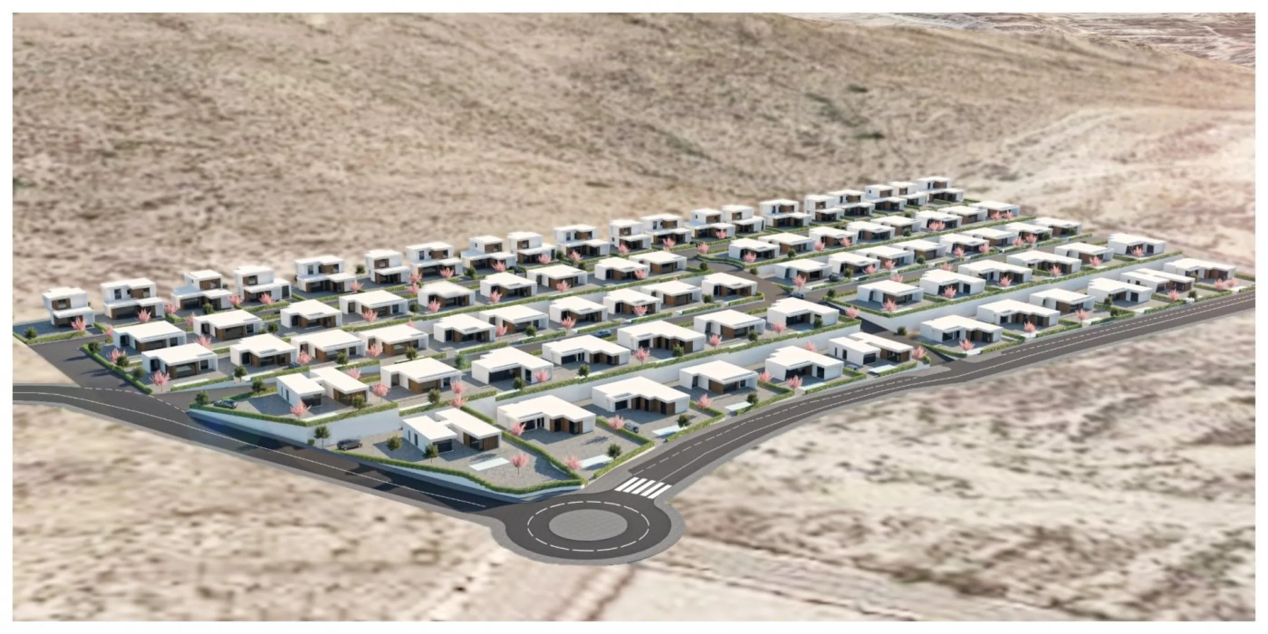 VILLAS DE OBRA NUEVA DE UNA SOLA PLANTA EN CAMPO DE GOLF ALTOANA, MURCIA