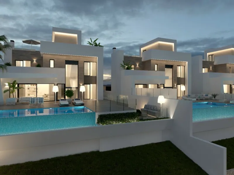 NEW BUILD VILLAS WITH PRIVATE POOL AND GUEST HOUSE