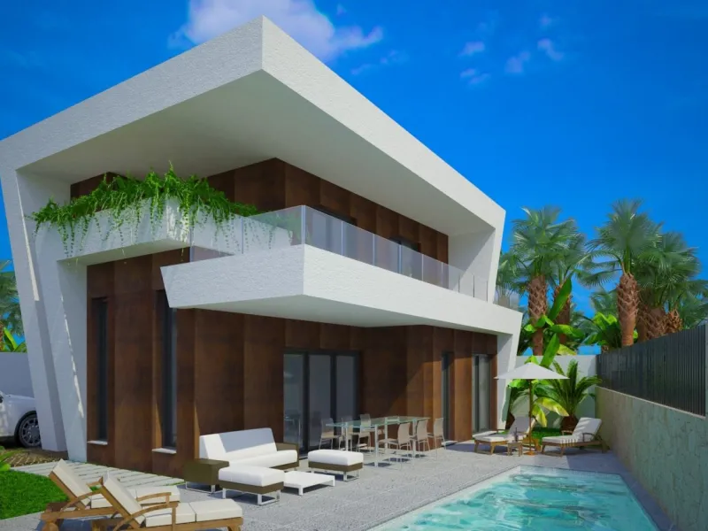 VILLAS MODERNAS DE OBRA NUEVA EN BENIJOFAR