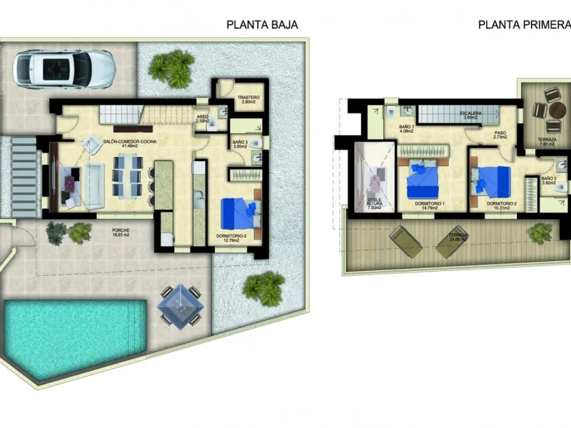 VILLAS MODERNAS DE OBRA NUEVA EN BENIJOFAR