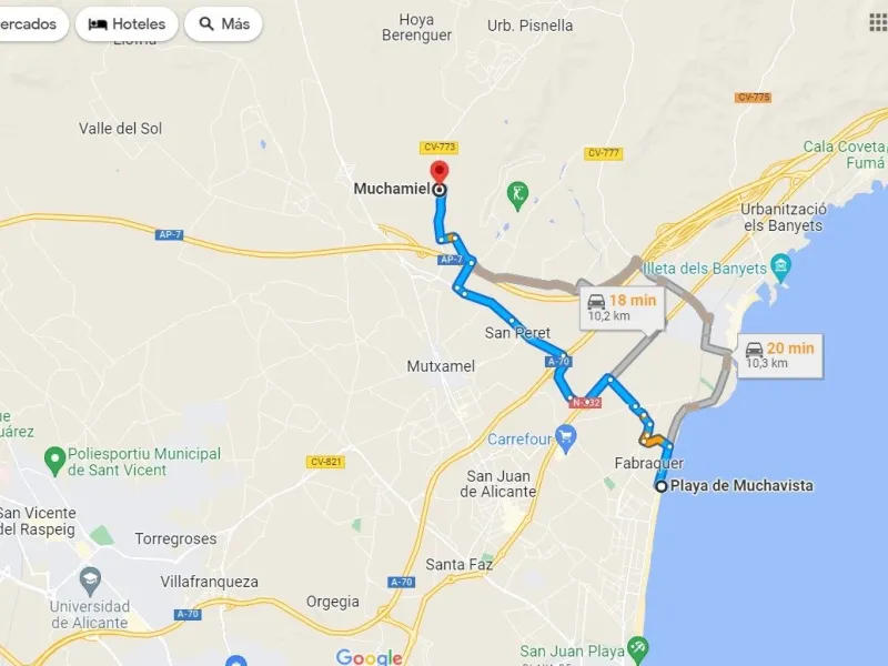 INDEPENDENT VILLA OF 500M2 - LAND OF 10,000M2 NEXT TO BONALBA - MUCHAMIEL