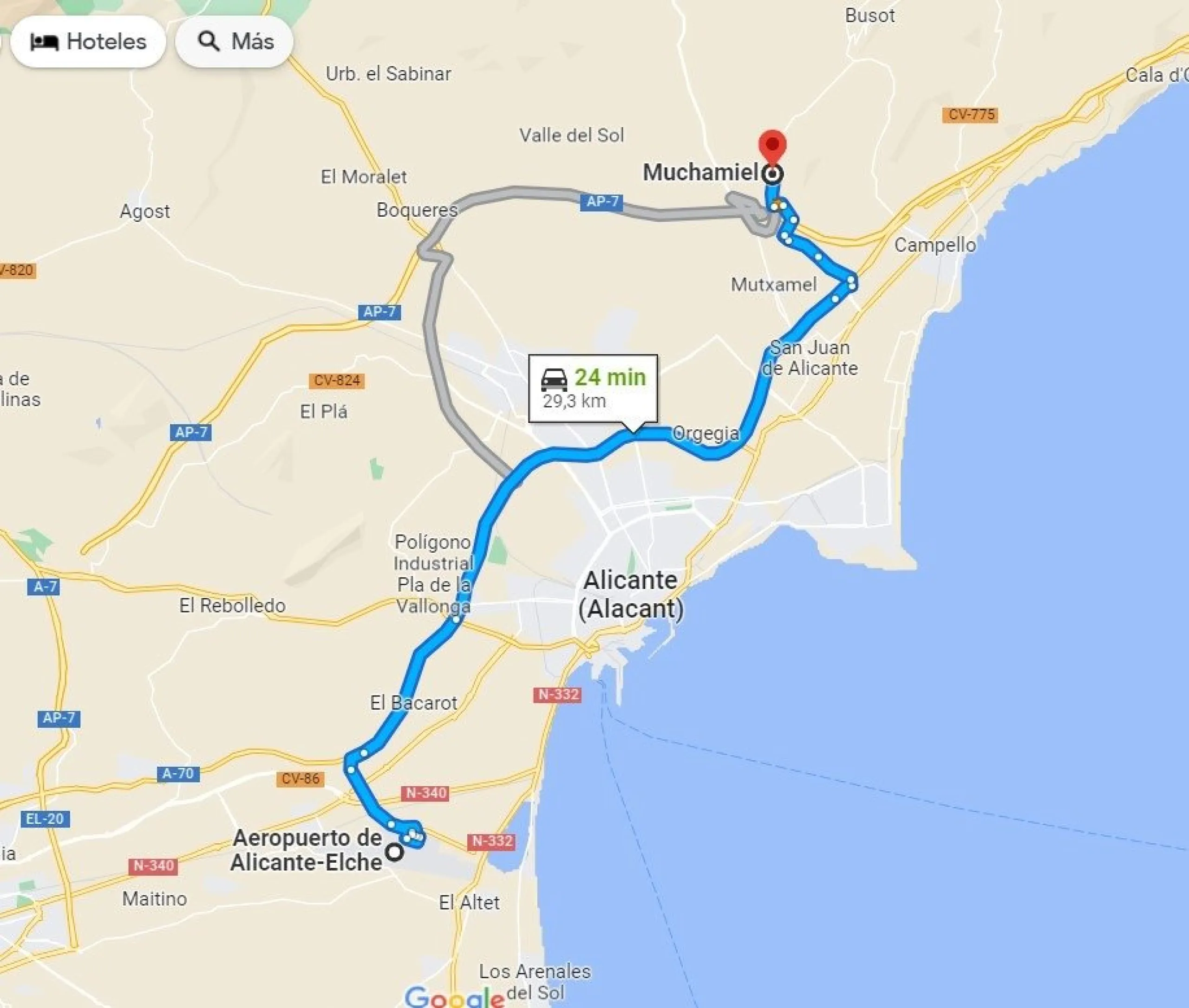 INDEPENDENT VILLA OF 500M2 - LAND OF 10,000M2 NEXT TO BONALBA - MUCHAMIEL
